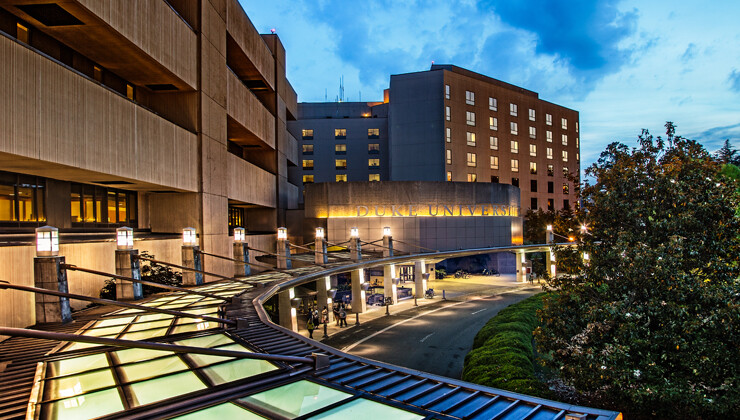 Duke University Hospital at Night