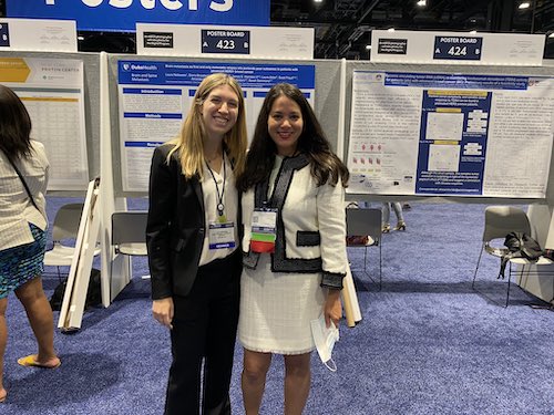 Laura Noteware with her mentor, Sarah Sammons, MD