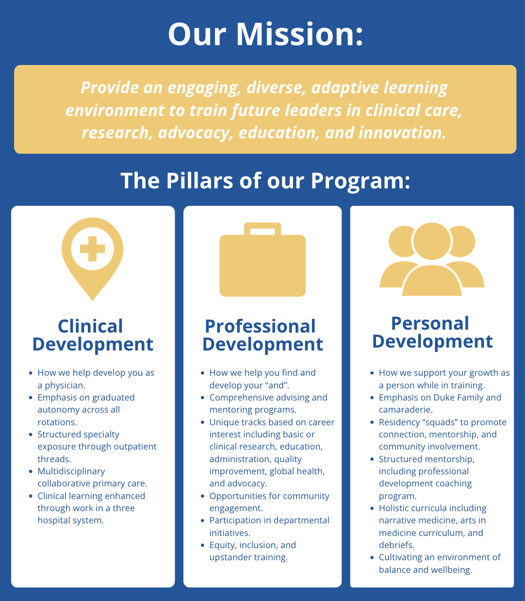 Our Mission & Pillars