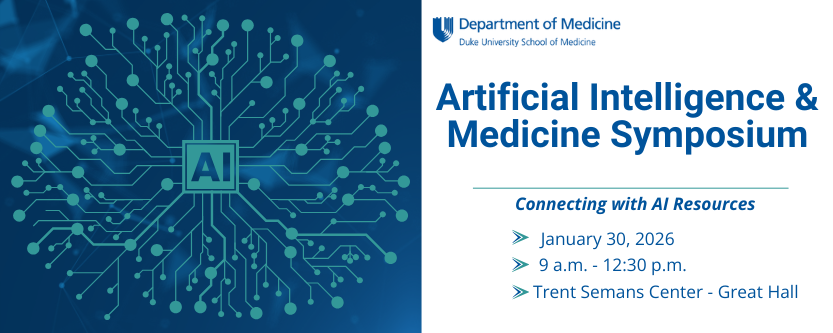 Artificial Intelligence & Medicine graphic