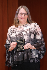 Katja Elbert-Avila receives the 2026 Excellence in Education Award