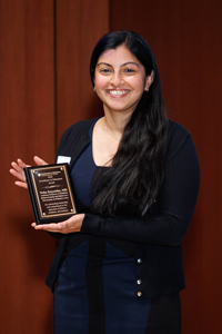 Neha Kayastha receives the 2026 Excellence in Education Award