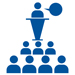 Duke blue Oral presentation icon