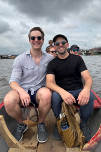 Residents Noah and Joe in Peru