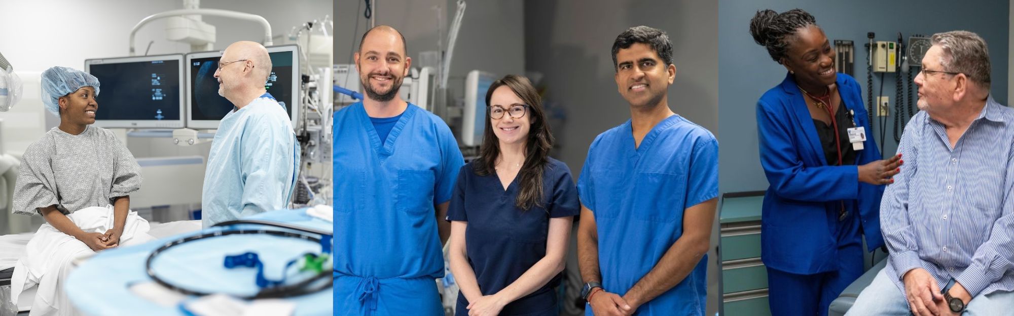 Duke GI Clinicians with patients