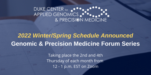 Forum Schedule Announced