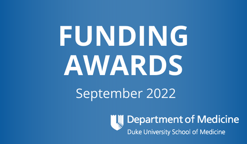 September 2022 Funding Awards