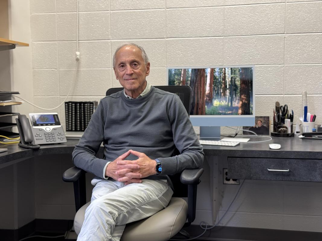 Dr. Michael Hershfield in his office