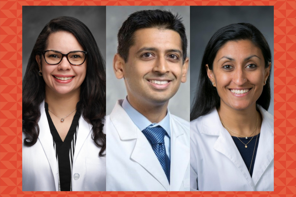Martinez-Cruz, Shah and Pagidipati headshots
