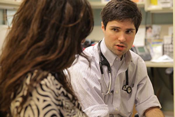 Provider with patient