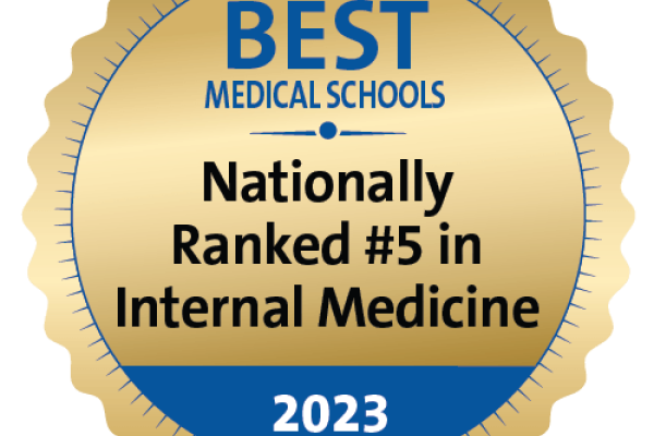 Nationally ranked #5 in Internal Medicine