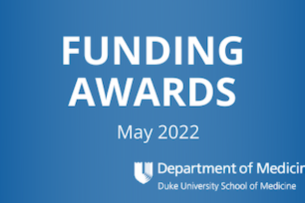 Funding Awards May 2022