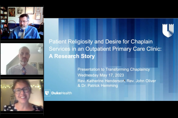 Chaplain Webinar