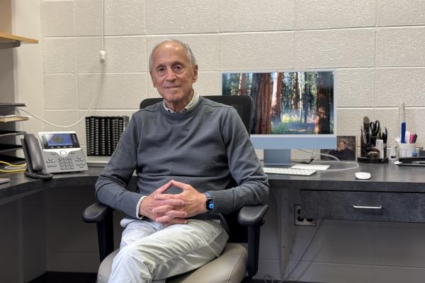 Dr. Michael Hershfield in his office