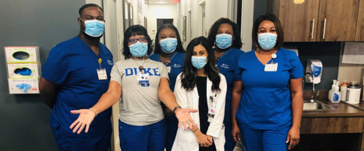 workers at South Duke