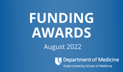 Funding Awards August 2022
