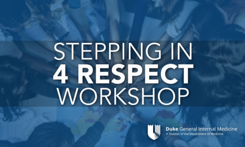 GIM Stepping in 4 Respect Workshop