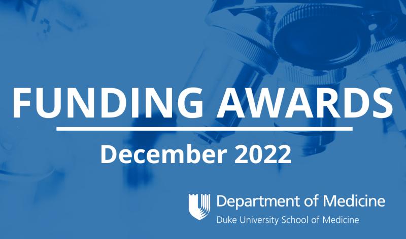 Funding Awards December 2022