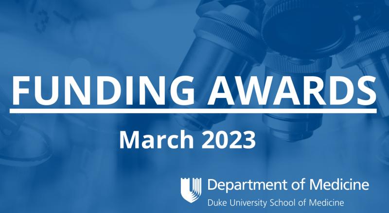 March 2023 Funding Awards 