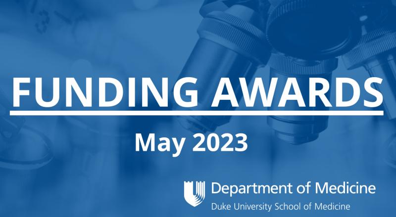  New Funding Awards May 2023