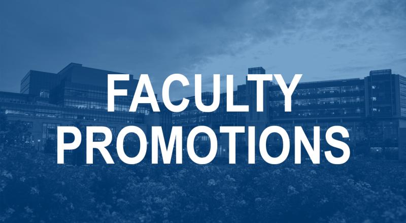 Faculty Promotions