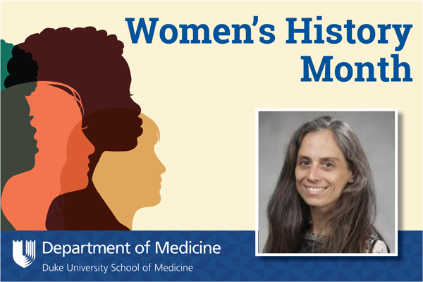 Women's History Month graphic featuring Dr. Jane Gagliardi