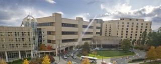 Duke Hospital in fall
