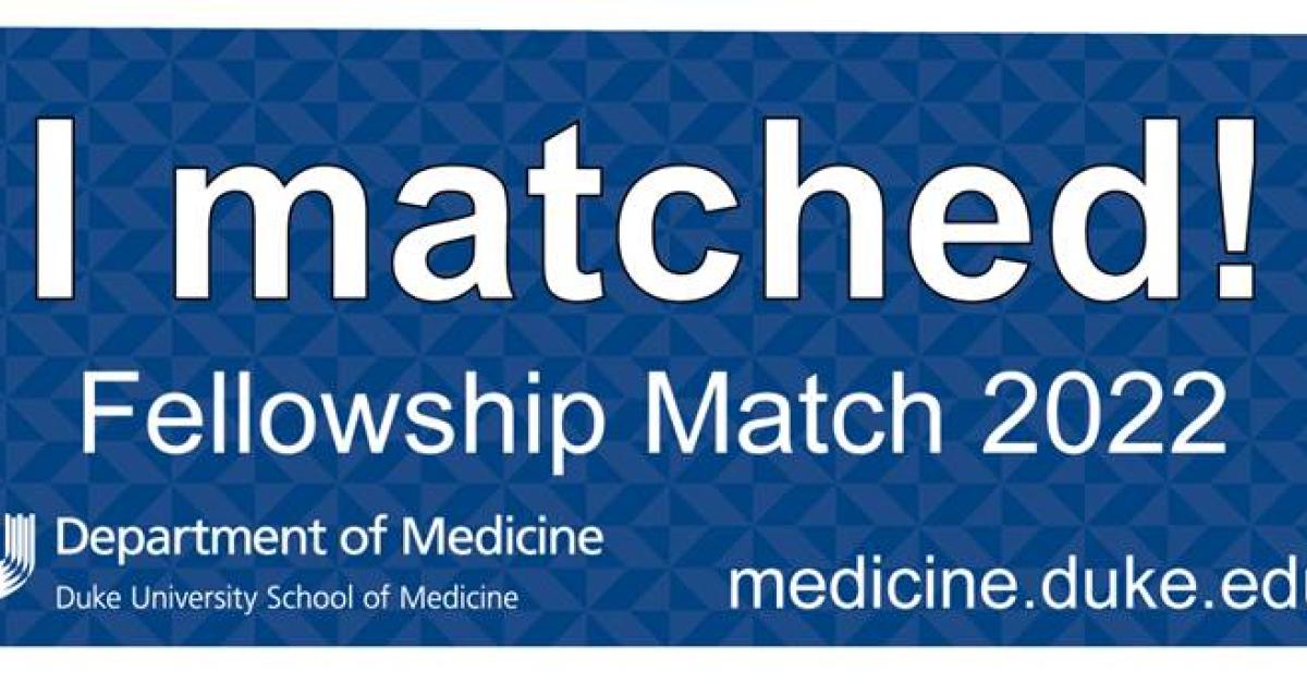 Internal Medicine Residency Program Celebrates Fellowship Match 202223