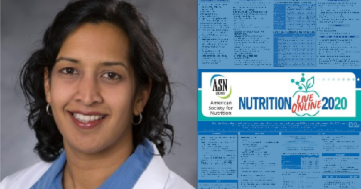 Chatterjee at Nutrition Live Online 2020 Duke Department of Medicine