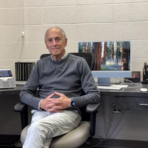 Dr. Michael Hershfield in his office
