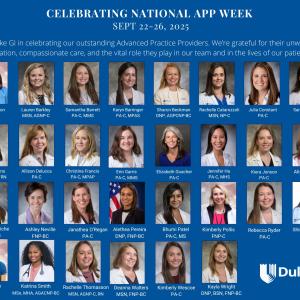 Composite of Duke GI and Durham VA GI NPs and PAs